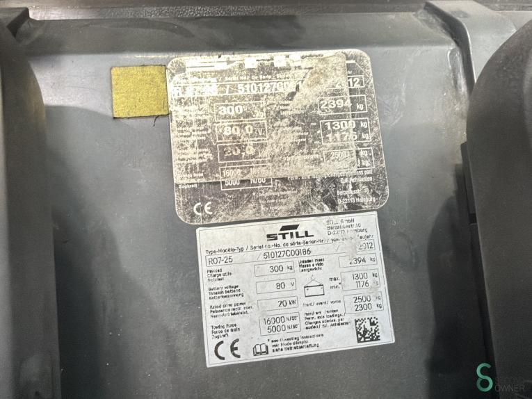 Tractors Electric Still R07-25 2012