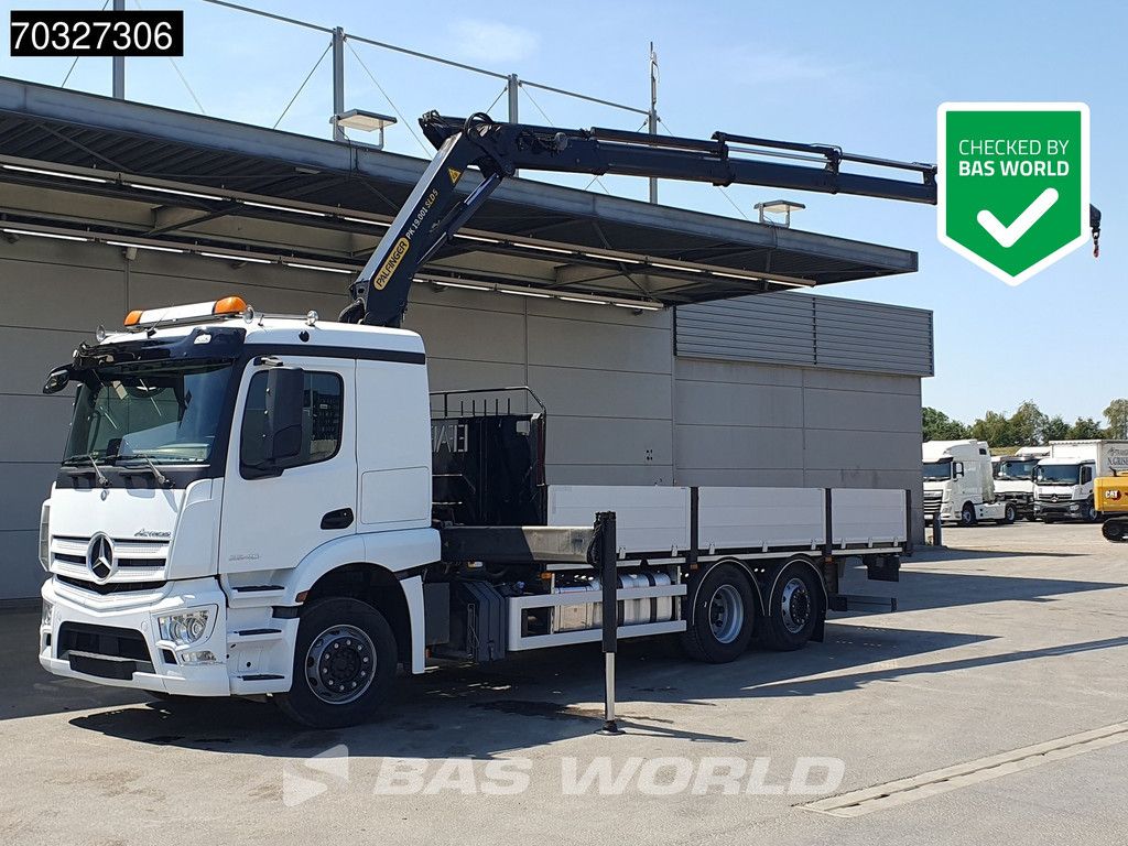 Mercedes Actros 2540 6X2 Palfinger PK19.001 SLD Crane Kran Lift+Steering Axle Euro 6