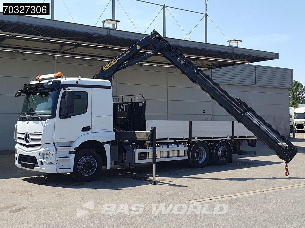 Mercedes Actros 2540 6X2 Palfinger PK19.001 SLD Crane Kran Lift+Steering Axle Euro 6