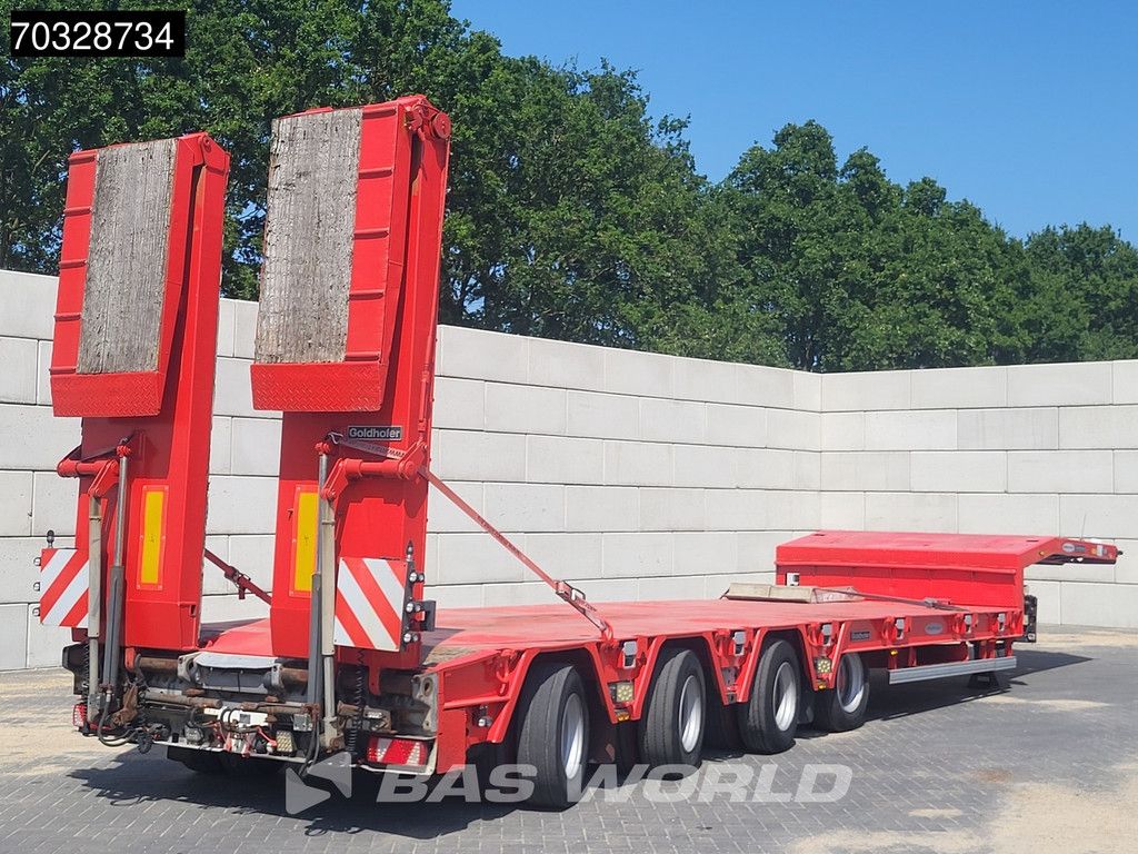 Goldhofer STZ 4 L A STZ-L4 4 axles Extendable 600cm 3xSteering 1x Lift Ramps