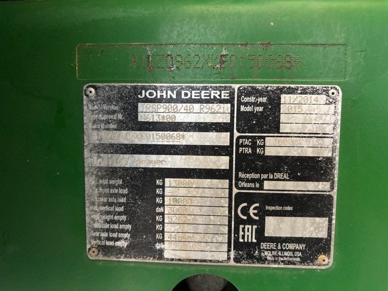 John Deere R962 i