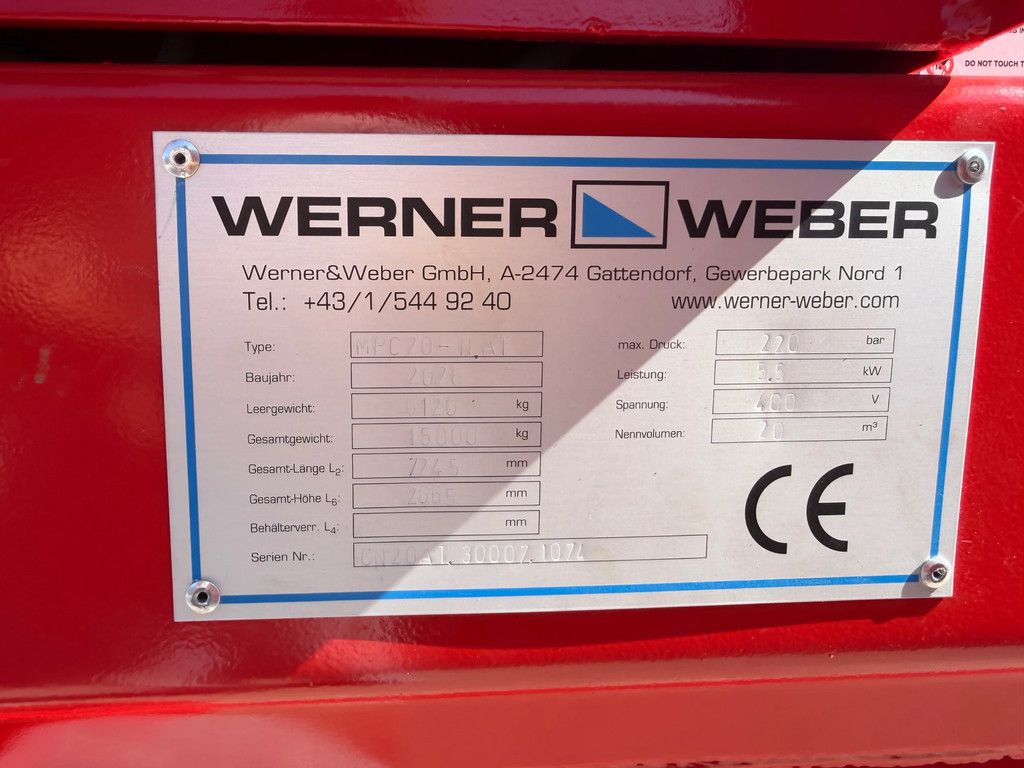 Werner & Weber MPC20 N.AT 2 op voorraad!