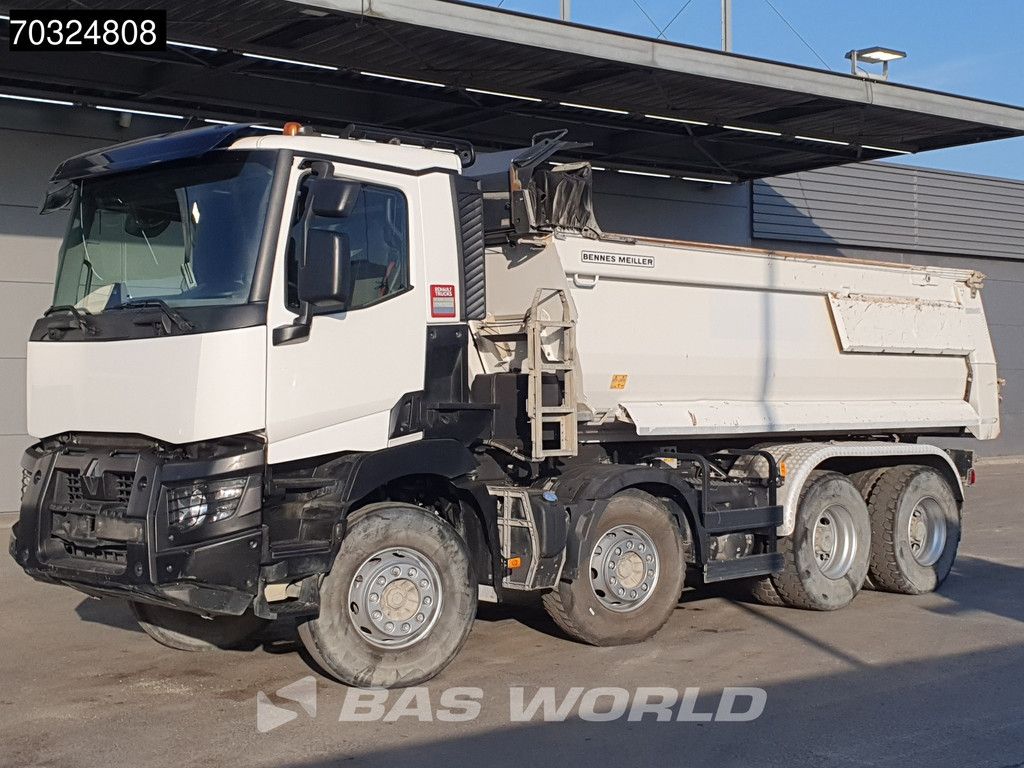 Renault C 460 8X4 Full Steel Big-Axle Meiller Tipper Euro 6