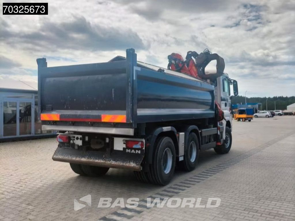 MAN TGS TGS 33.360 6X6 Palfinger Q170Z95TR Crane Kran Full Steel Tipper Euro 5