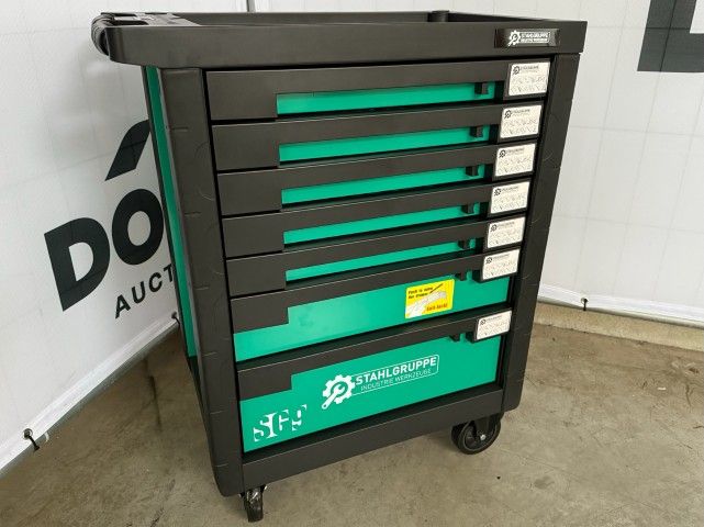 Stahlgruppe SG9 – Professioneller, voll ausgestatteter Werkzeugwagen