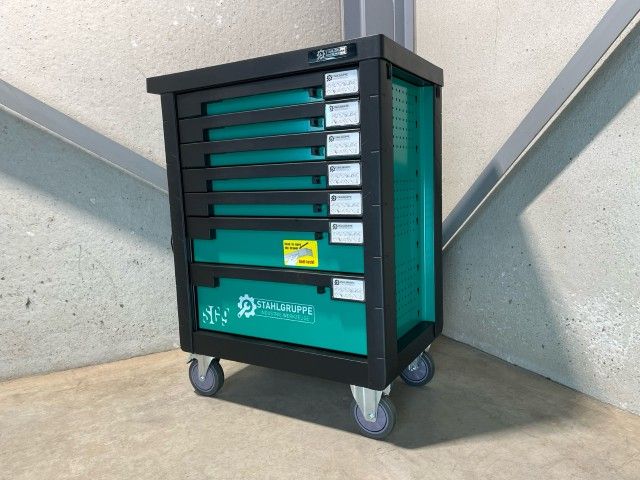 Stahlgruppe SG9 – Professioneller, voll ausgestatteter Werkzeugwagen