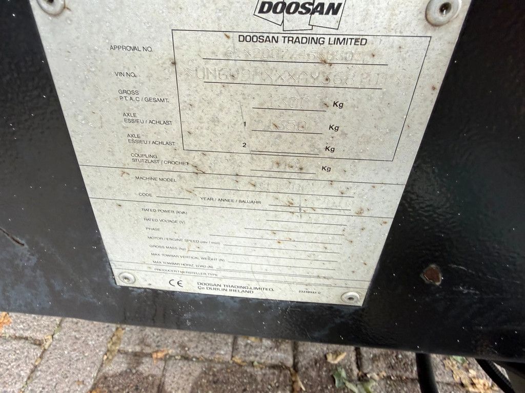 Doosan Vg lichtmast generator
