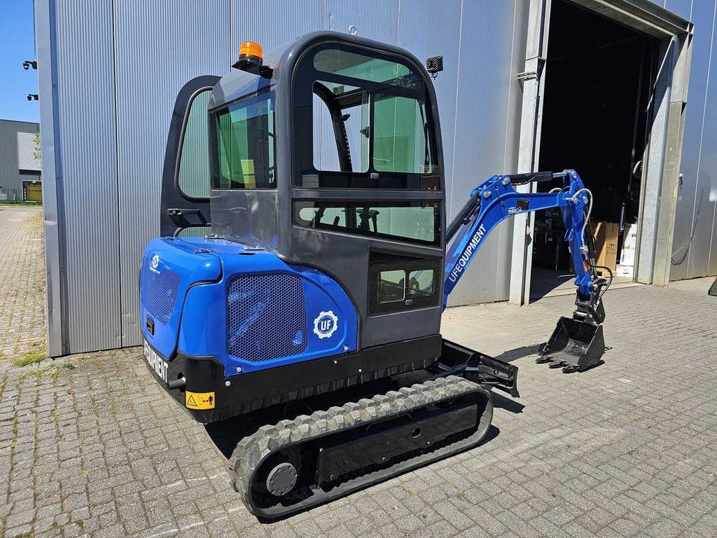 Ultra Force Equipment NM25 - Minigraafmachine met Kubota motor en snelwisselsysteem incl. 3 bakken