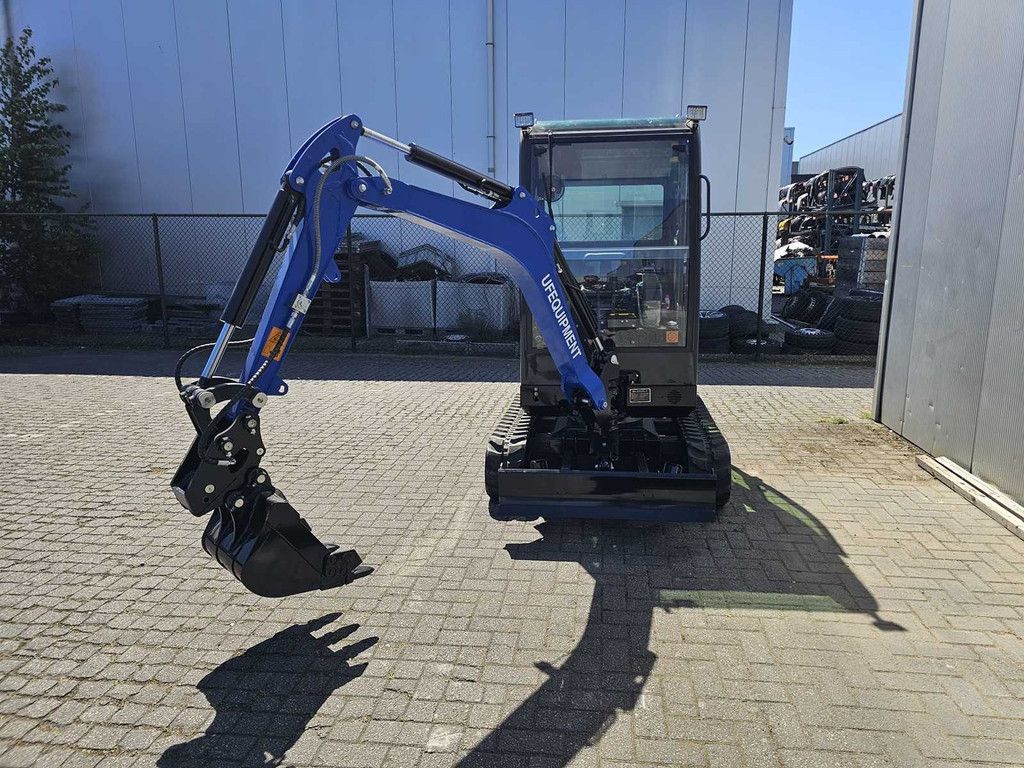 Ultra Force Equipment NM25 - Minigraafmachine met Kubota motor en snelwisselsysteem incl. 3 bakken