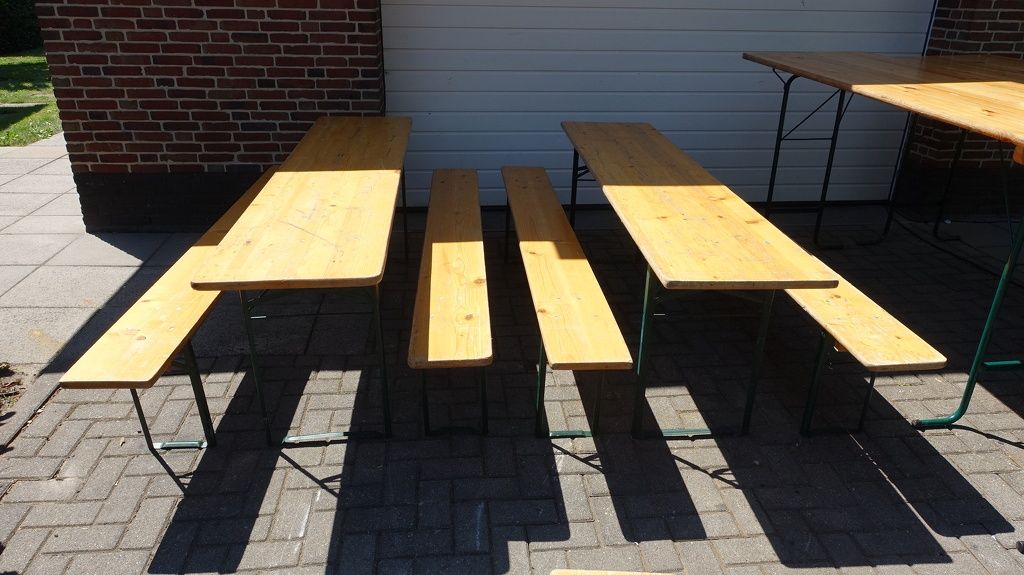 Biertafels gebruikte biertafels