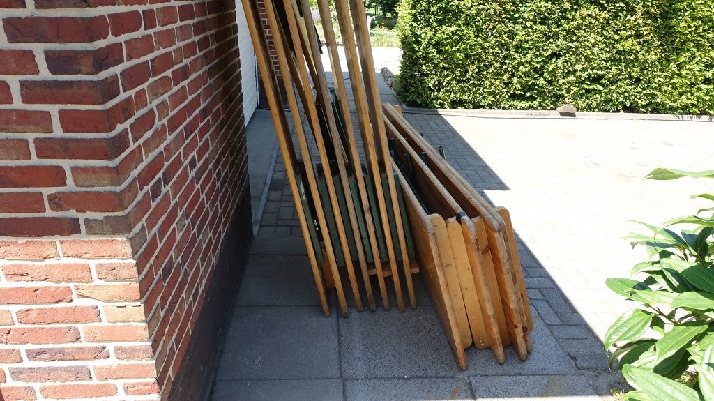 Biertafels gebruikte biertafels