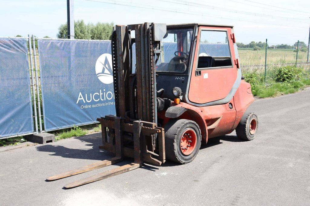 Linde H40D Diesel Forklift 4000kg 1991