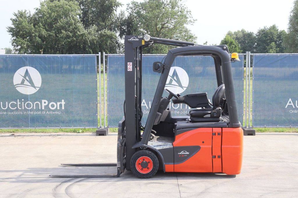 Linde E16C-02 Electric Forklift 1600kg 4.0m 2017