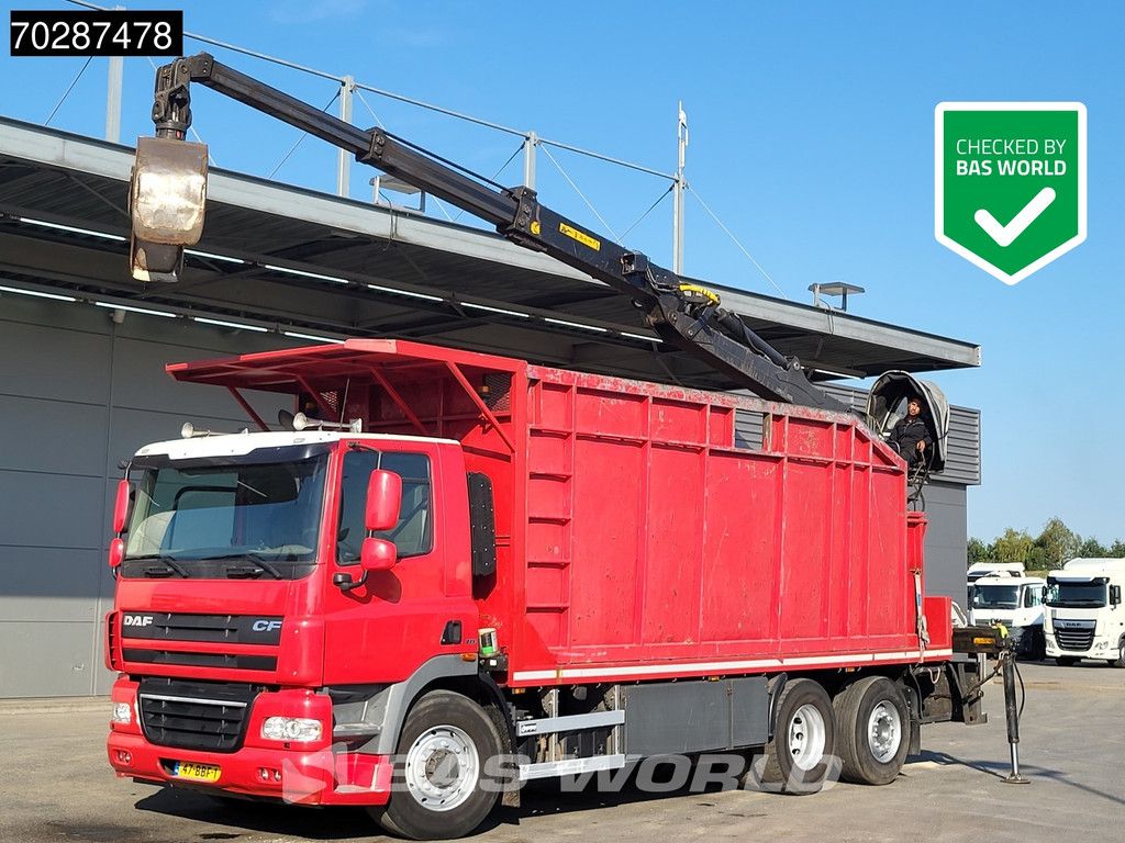DAF CF CF85.460 6X4 HIAB 120ST 96 Crane Steering Axle Euro 5