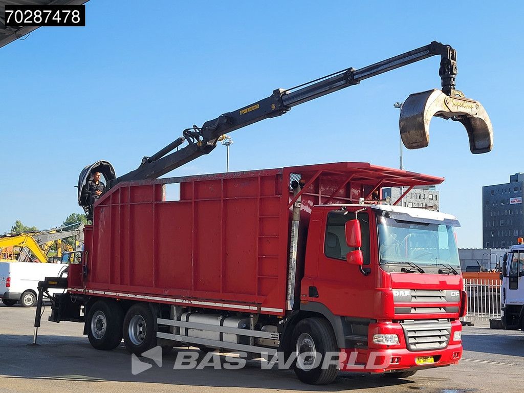 DAF CF CF85.460 6X4 HIAB 120ST 96 Crane Steering Axle Euro 5