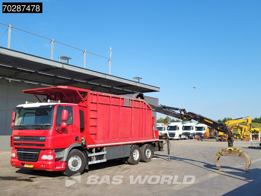 DAF CF CF85.460 6X4 HIAB 120ST 96 Crane Steering Axle Euro 5