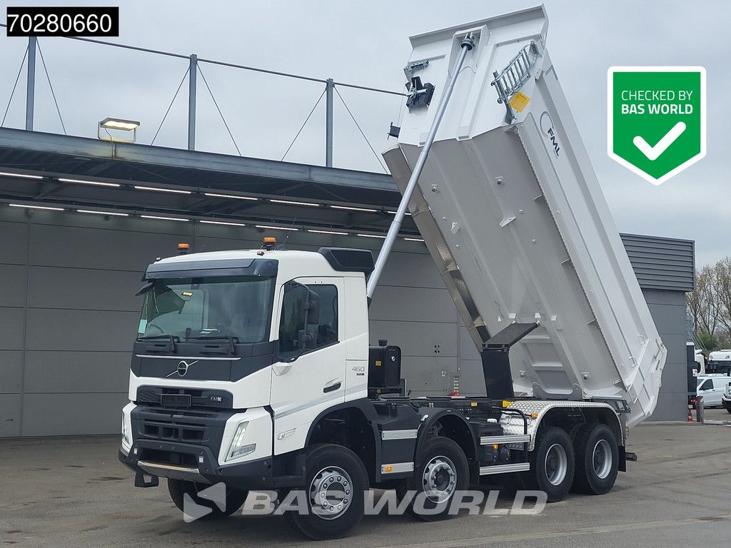 Volvo FMX 460 8X6 19m3 KH-Kipper VEB LED Big-axle Steelsuspension Euro 6