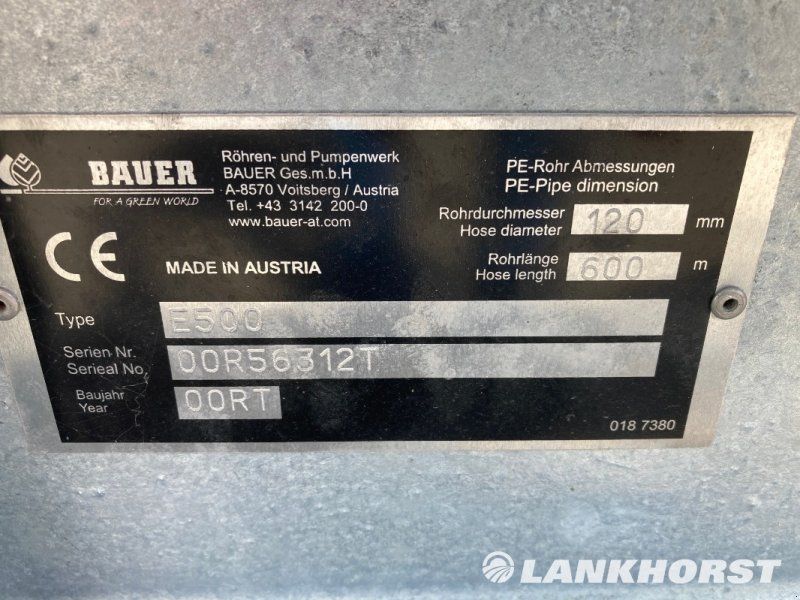 Bauer RAINSTAR E500 120-600