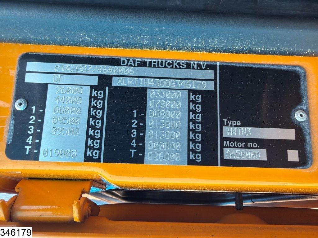 DAF XF 530 EURO 6d, PTO, Retarder, Hydraulics