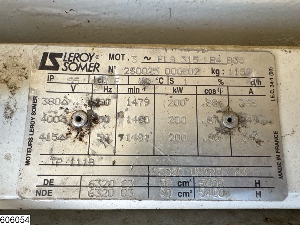 Schwing BP 4000 HD 320 bar hydraulic, 154 bar concrete