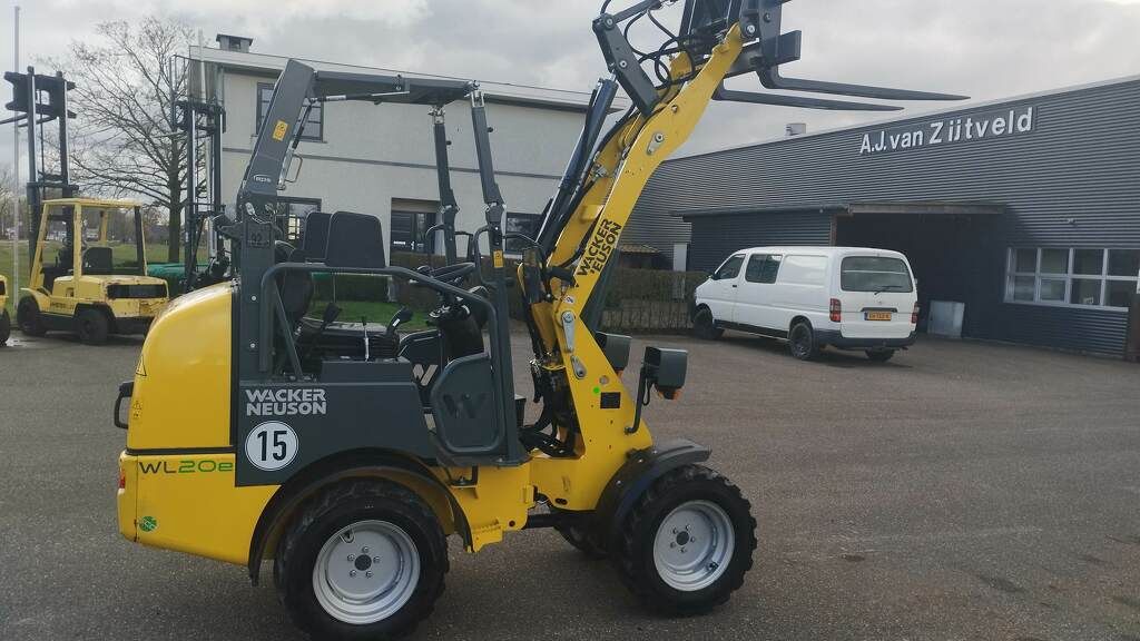 Promotie Wacker WL 20E Weidemann 1160E elek Shovel 2.4 ton bj 2021