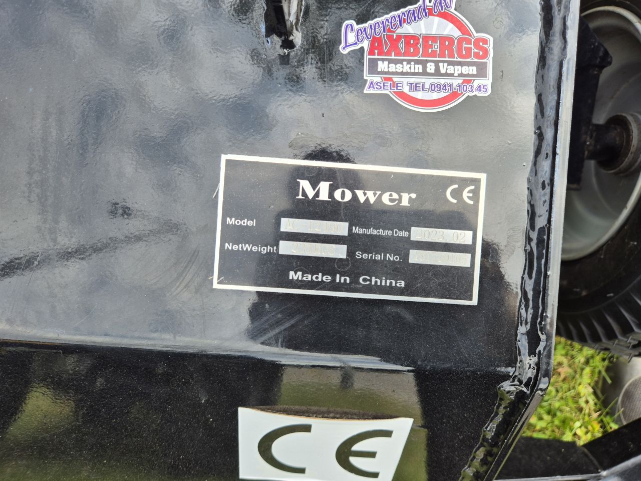 Klepelmaaier met eigen motor