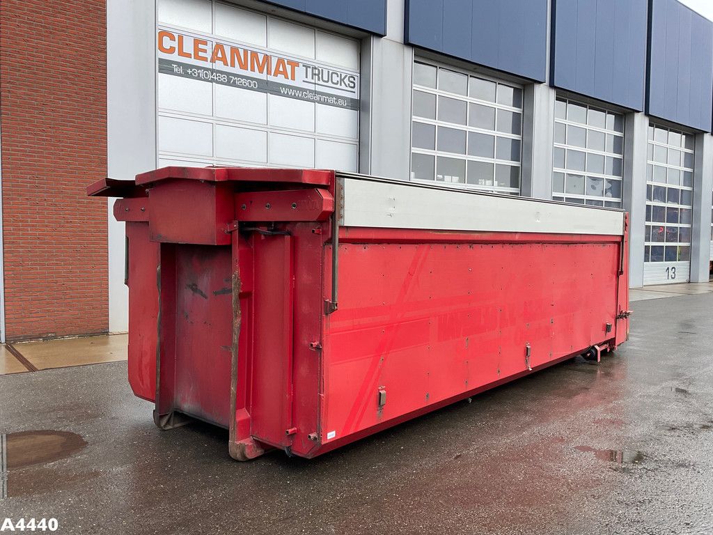 Container 25 m³ met milieukleppen