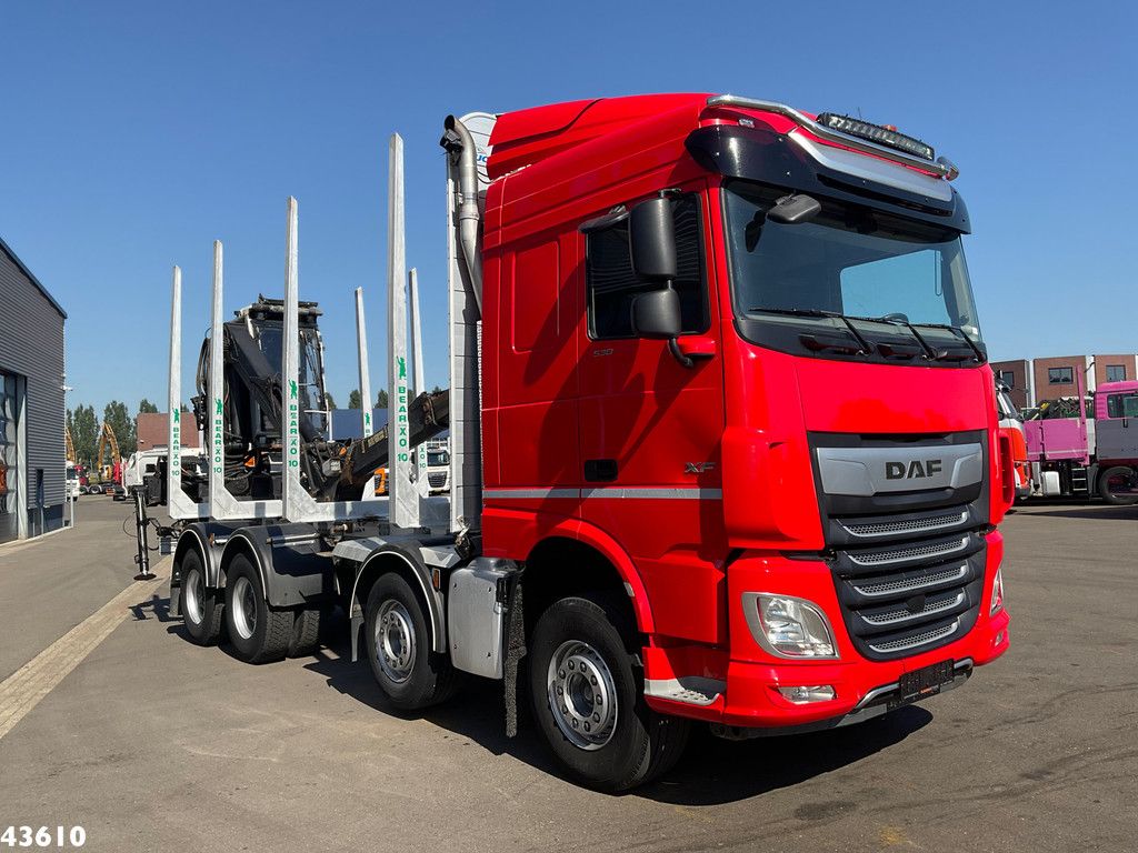 DAF FAD XF 530 8x4 Holzkran