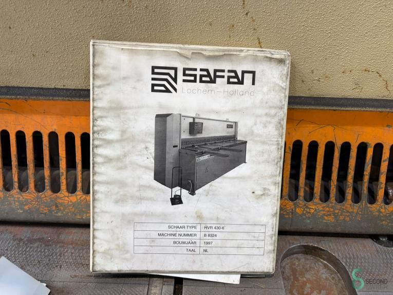Sheet shears Safan HVR 430-6 1997