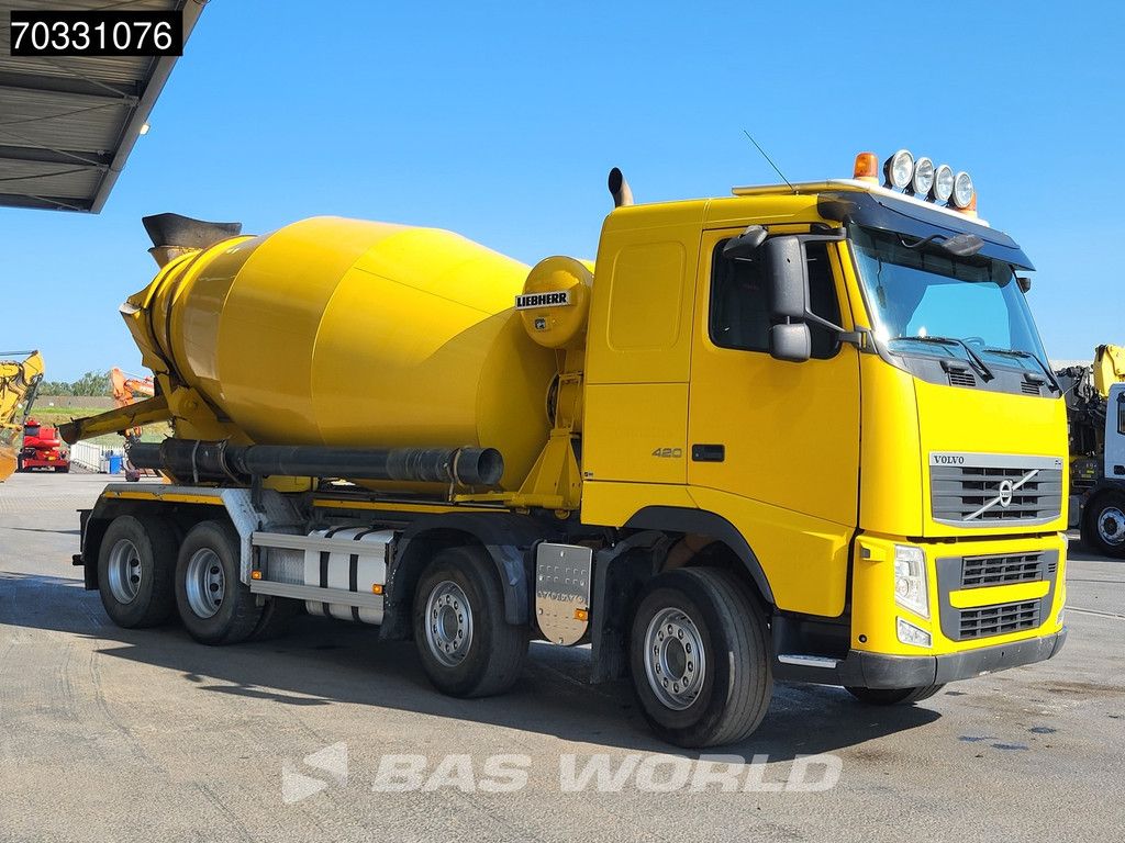 Volvo FH 420 8X4 Liebherr 9m3 Mixer Full Steel Automatic Euro 5