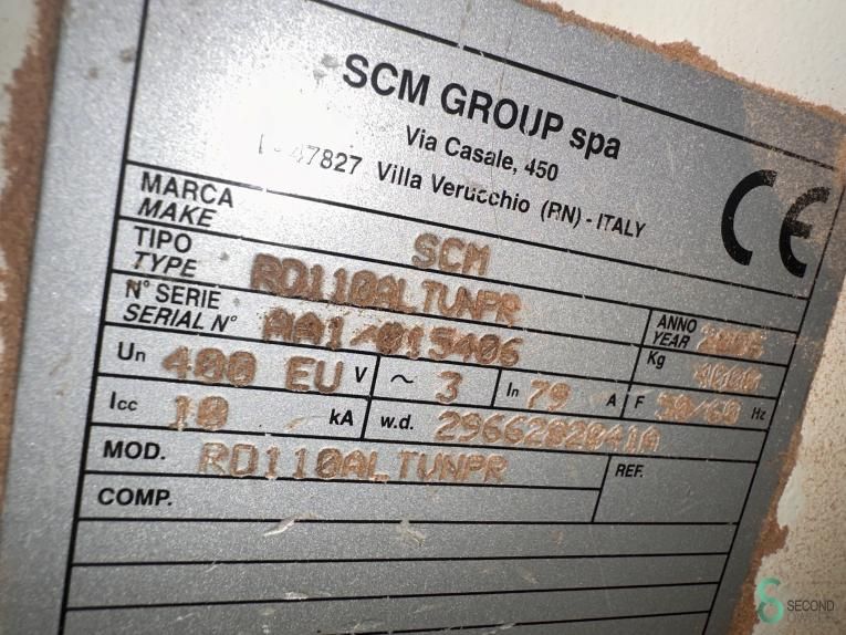 CNC Horizontal Machine centers SCM Record 110 AL TVN Prisma 2006