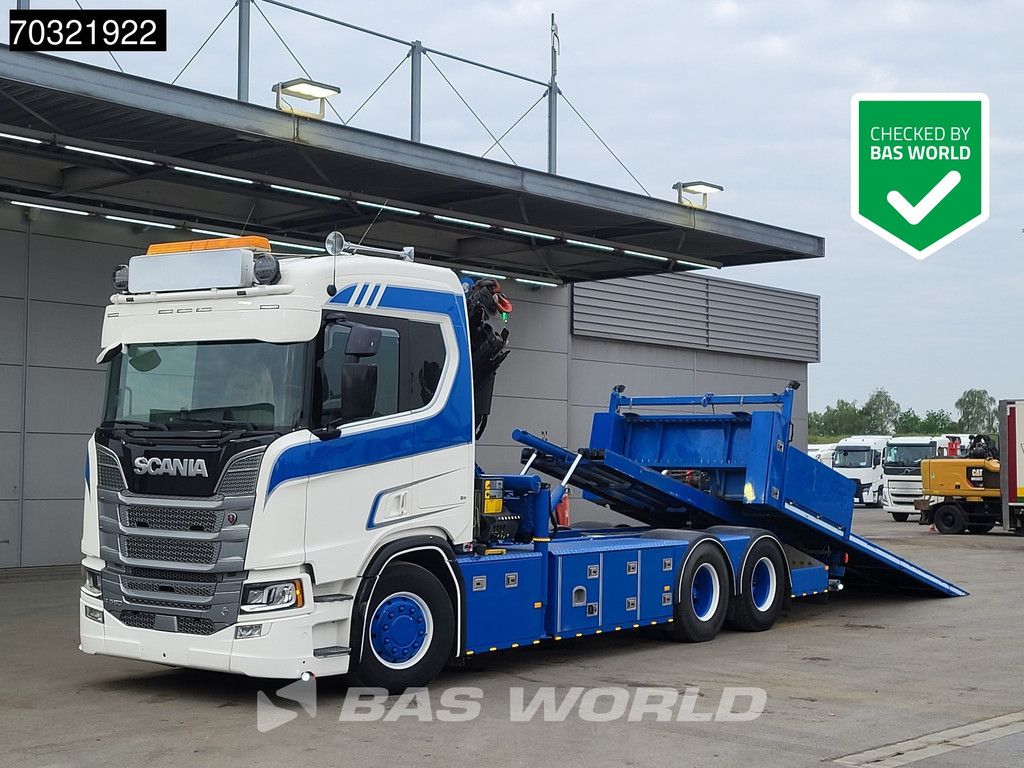 Scania R R580 6X2 Abschleppwagen Palfinger PK33002 EH Crane Winch Recovery vehicle