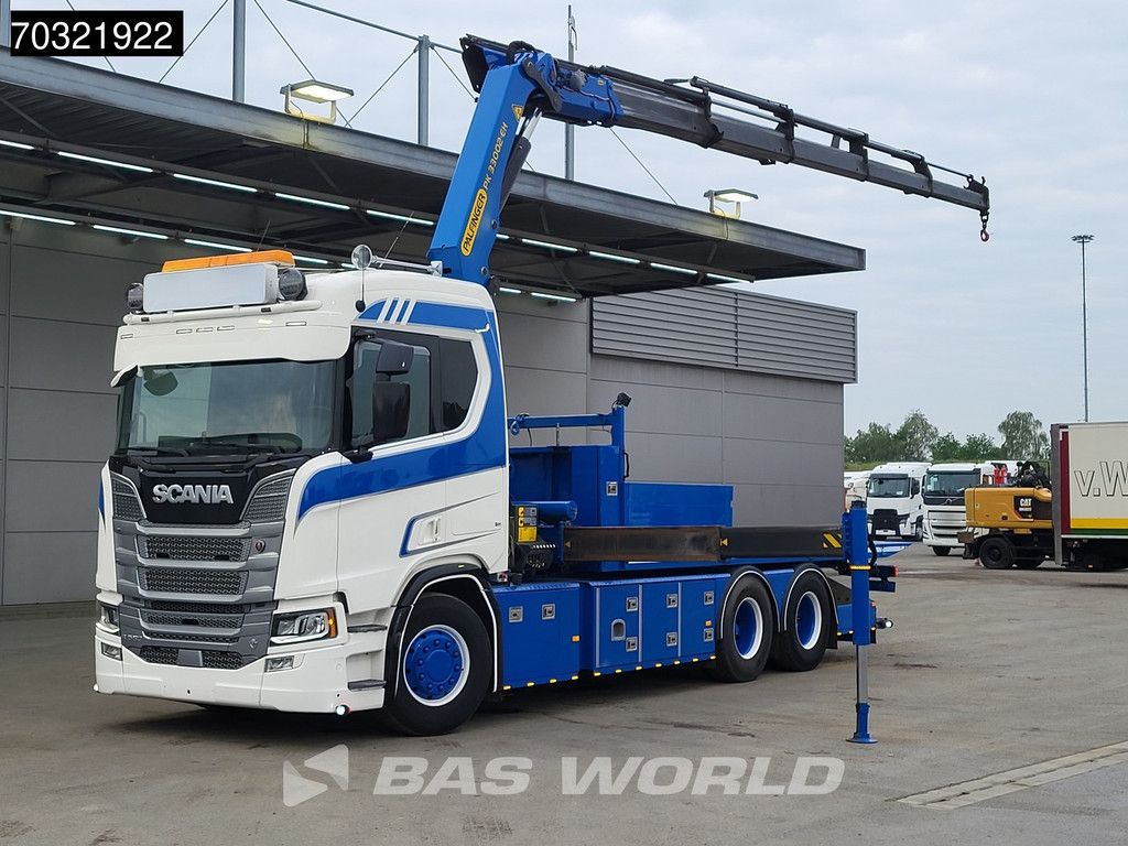 Scania R R580 6X2 Abschleppwagen Palfinger PK33002 EH Crane Winch Recovery vehicle