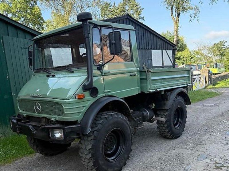 Mercedes-Benz U417 Agrar Meergrün Kipper Heckkraftheber *Top Zustand*