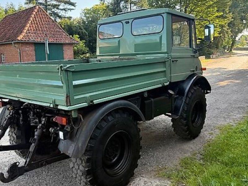Mercedes-Benz U417 Agrar Meergrün Kipper Heckkraftheber *Top Zustand*