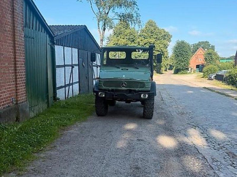 Mercedes-Benz U417 Agrar Meergrün Kipper Heckkraftheber *Top Zustand*
