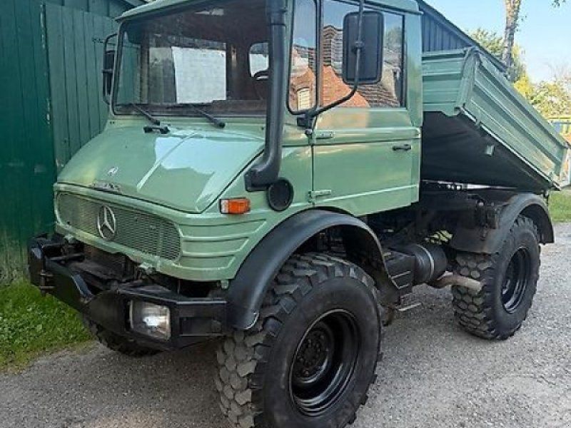 Mercedes-Benz U417 Agrar Meergrün Kipper Heckkraftheber *Top Zustand*
