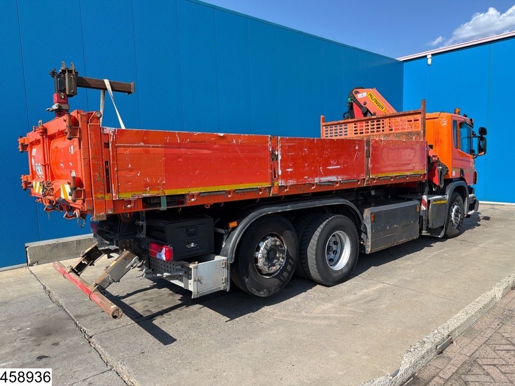 Scania P 340 6x2, Euro 6, CNG, PTO, Palfinger, Remote