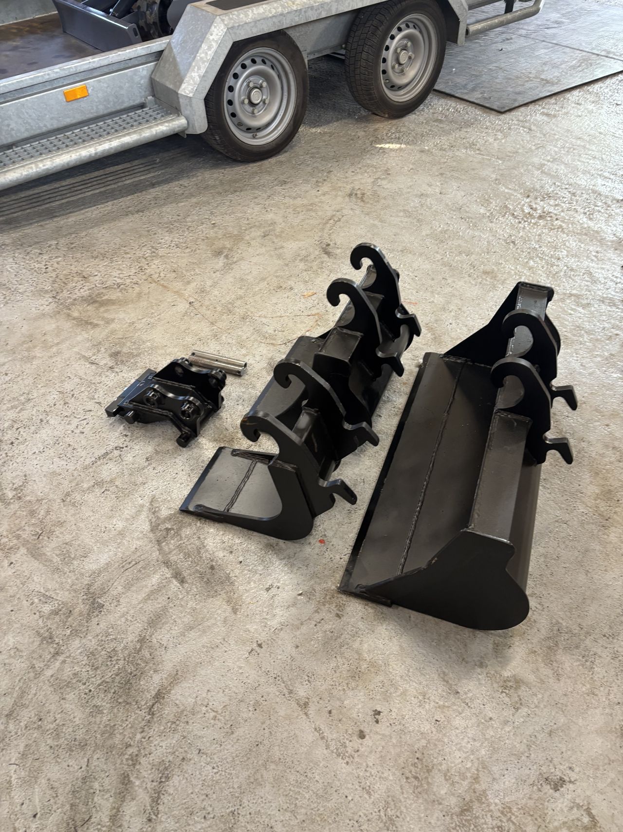 CW 00 bakken set met Snelwissel kubota/ JMH