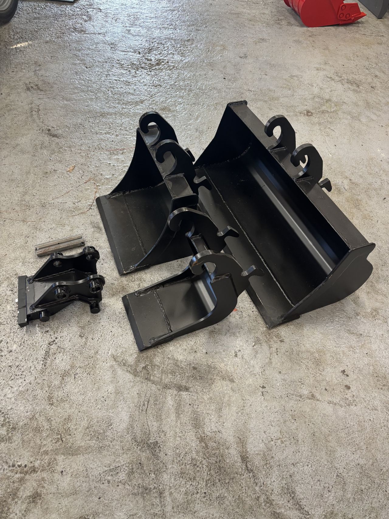 CW 00 bakken set met Snelwissel kubota/ JMH