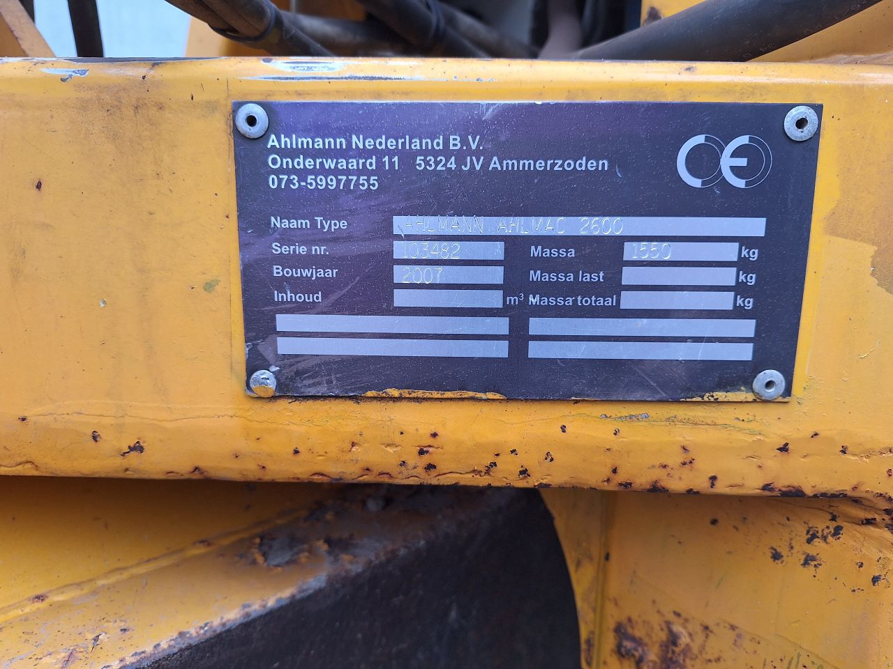 Ahlamann 2600 Leveller met Topcon Machine Control Bj.2007