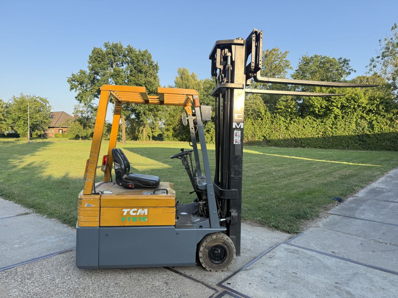 TCM 1800KG elektrische 3-delig 600cm freelift Sideshift