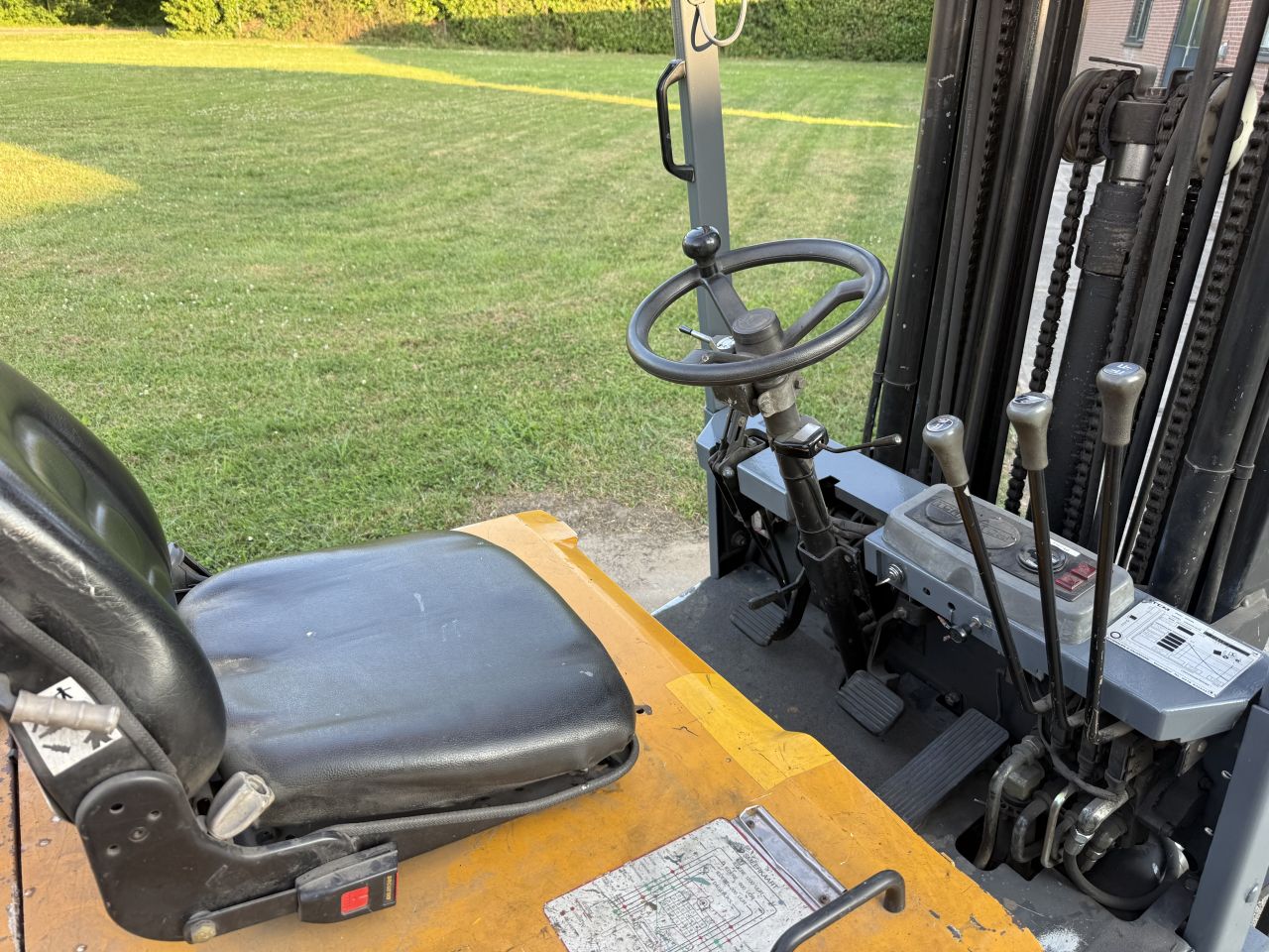 TCM 1800KG elektrische 3-delig 600cm freelift Sideshift