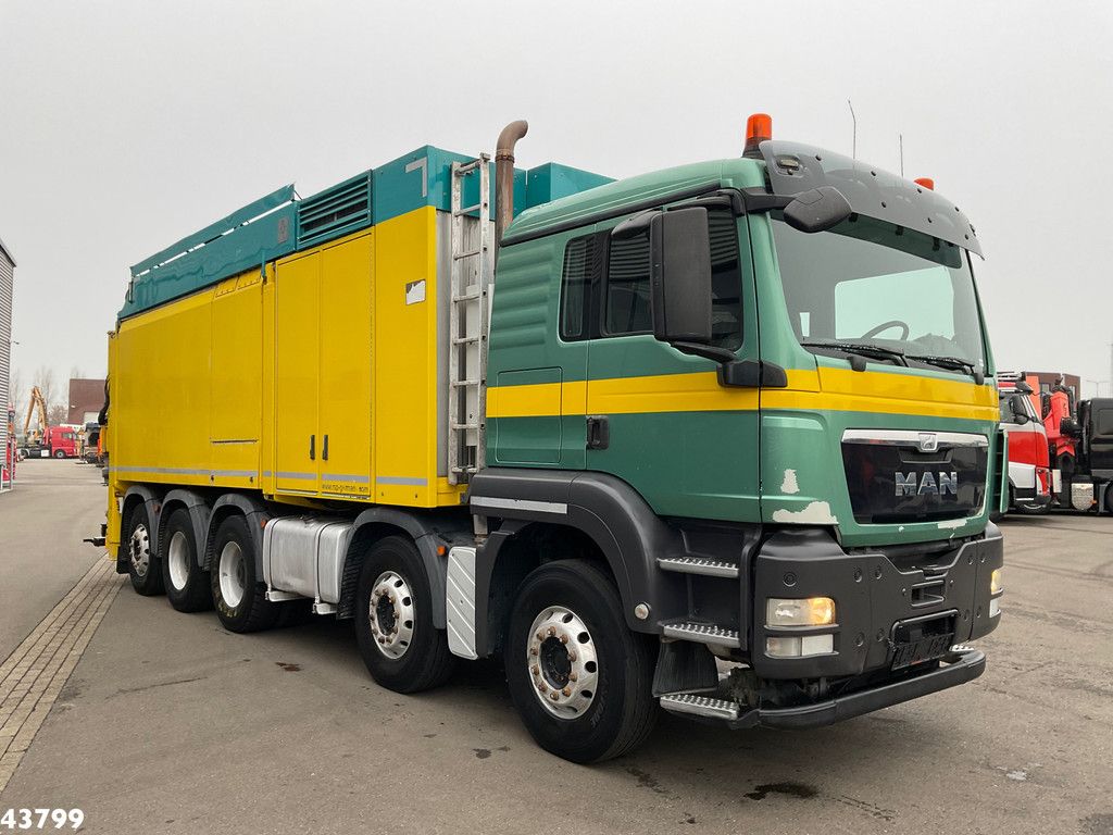 Man TGS 35.480 10x4 RSP Tridem Saugbagger 10m³