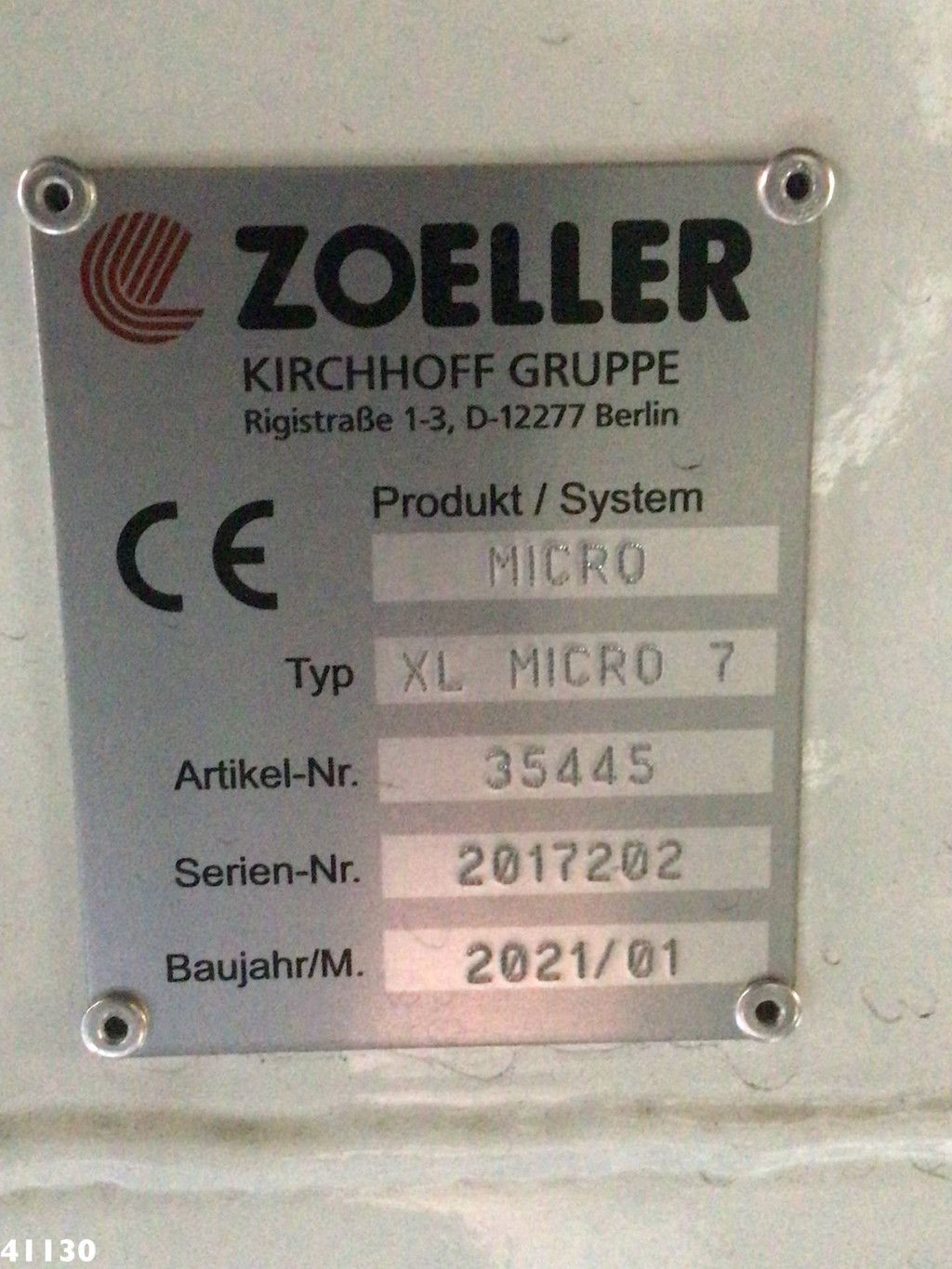 Fuso Canter 9C18 Zoeller 7m3