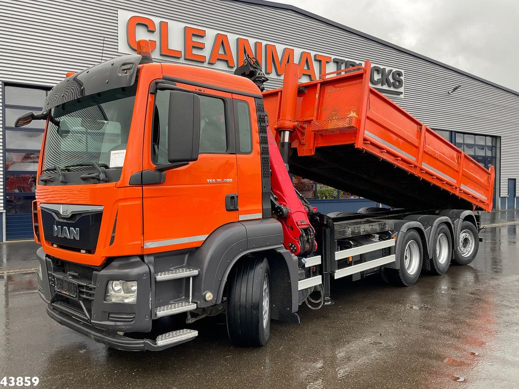 Man TGS 35.400 8x4 Euro 6 Palfinger 17 Tonmeter Z-kraan