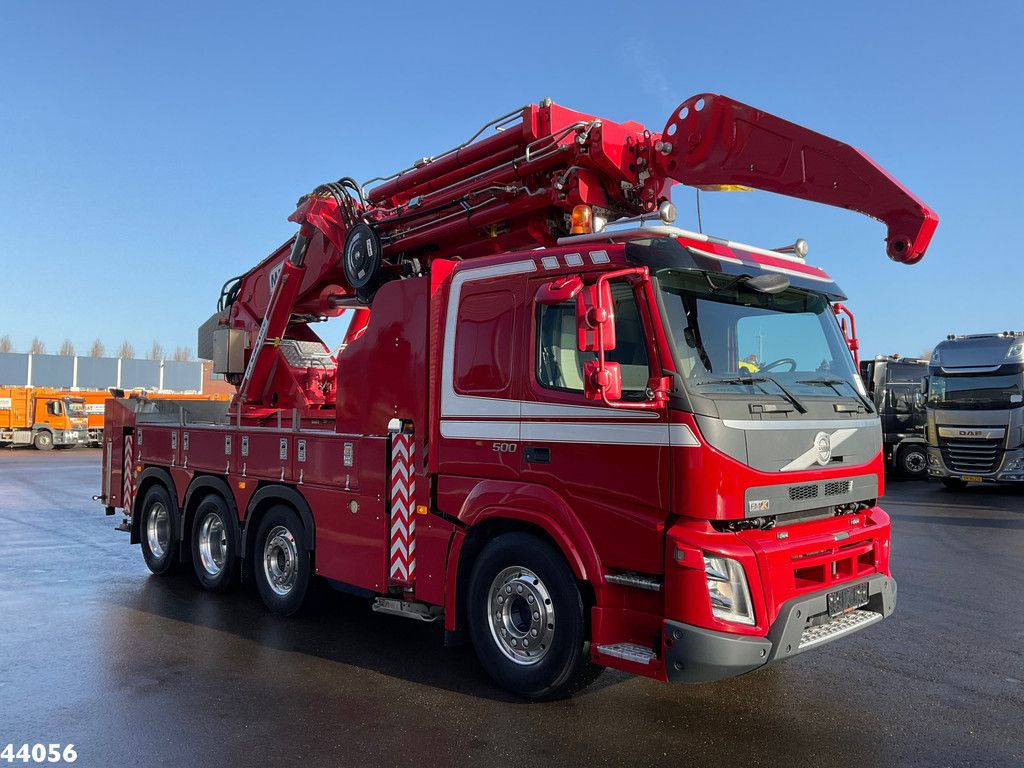 Volvo FMX 500 8x4 Euro 6 MPG 150 Tonmeter laadkraan Just 53.033 km!