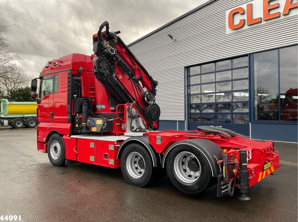 Man TGX 28.510 HMF 50 Tonmeter laadkraan + Fly-Jib