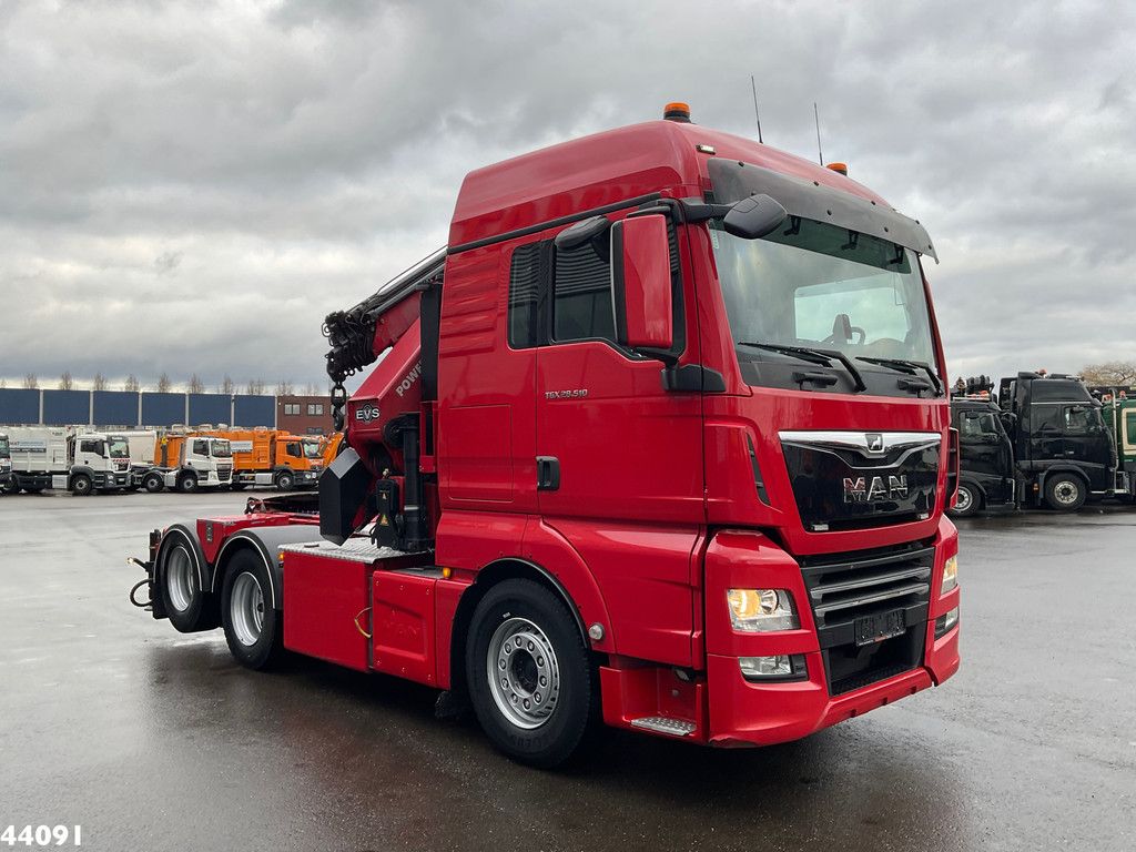 Man TGX 28.510 HMF 50 Tonmeter laadkraan + Fly-Jib