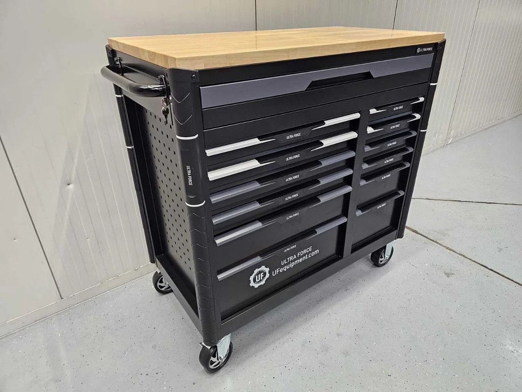 Ultra Force Equipment Gereedschapswagen 13 laden gevuld met 298 pcs